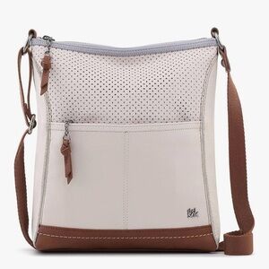 The Sak Iris Cream and Brown Crossbody Bag